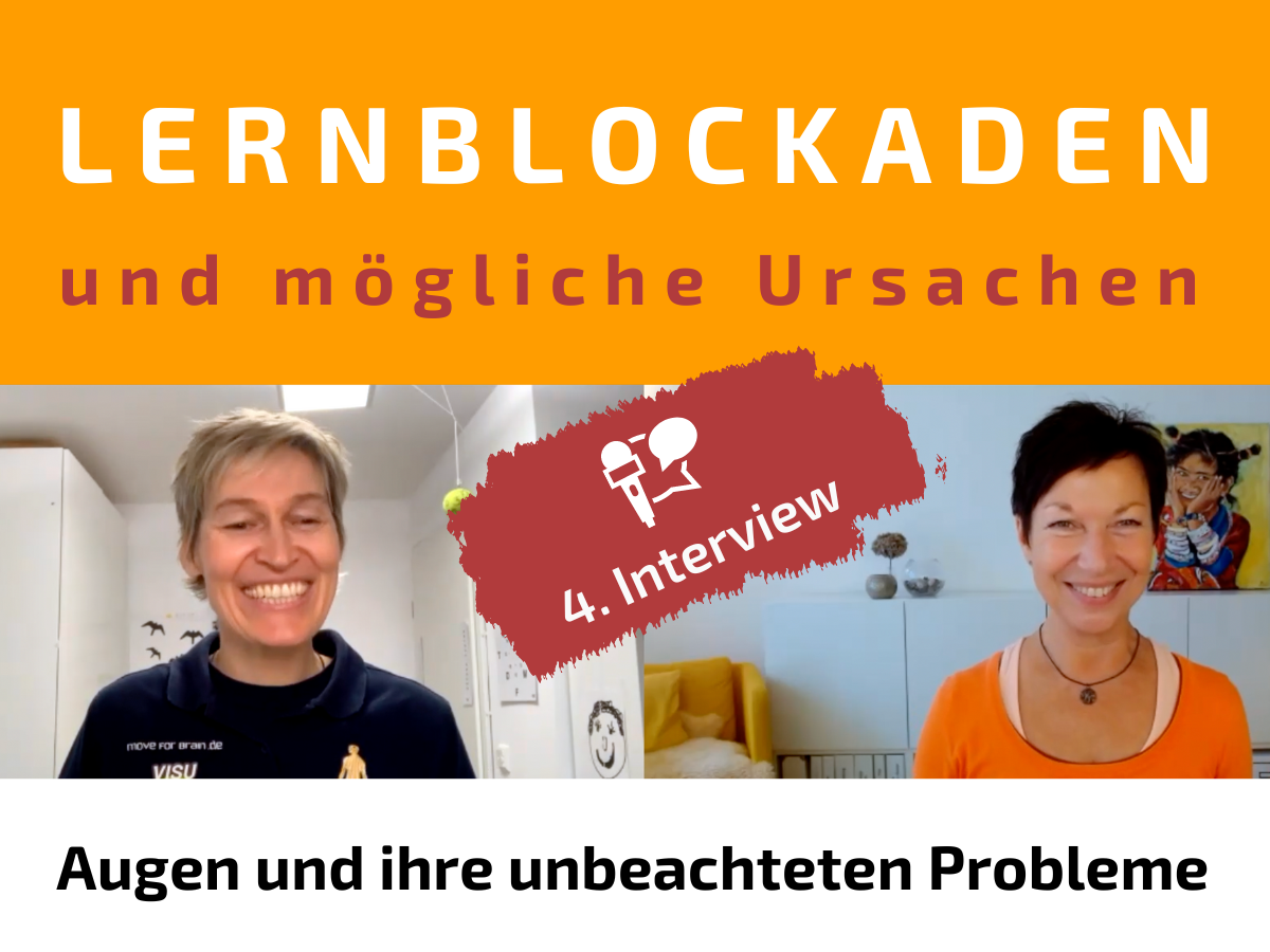 Wie Augenprobleme das Lernen blockieren können. Ein Interview mit Anja Knaub in der Lerncoach-Profibox